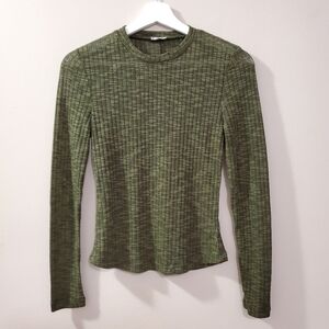 Intimately Free People - Heather Green Long Sleeve Top - Size XS